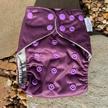 Load image into Gallery viewer, Newborn Pocket Diaper - Plum
