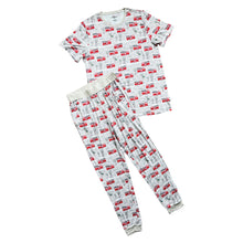 Load image into Gallery viewer, Bamboo Pajamas Fire Engines
